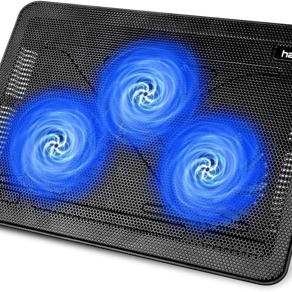 Havit HV-F2056 15.6"-17" Laptop Cooler Cooling Pad - Slim Portable USB Powered